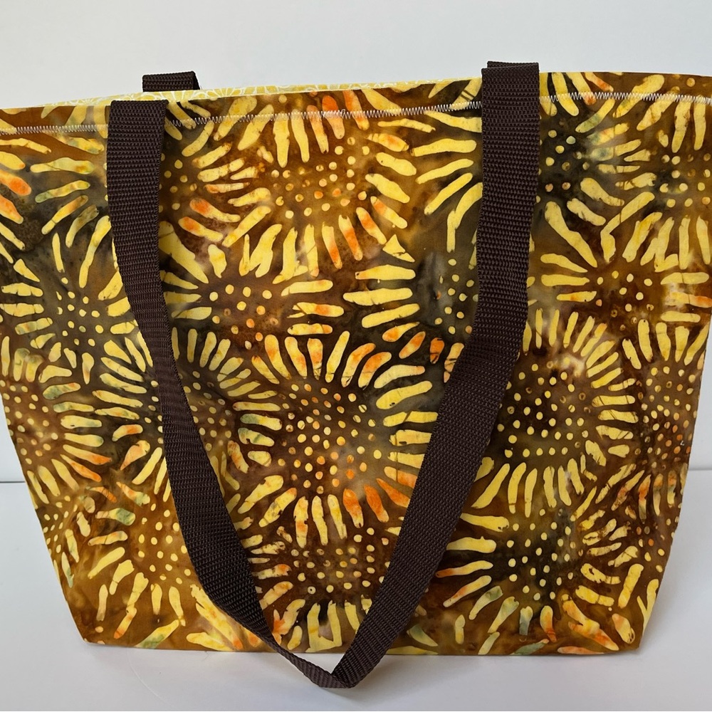 Handmade Sunflower Patterned Tote Bag - Picture 4 of 6